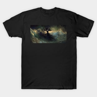 Yennefer over the sea. The Witcher T-Shirt